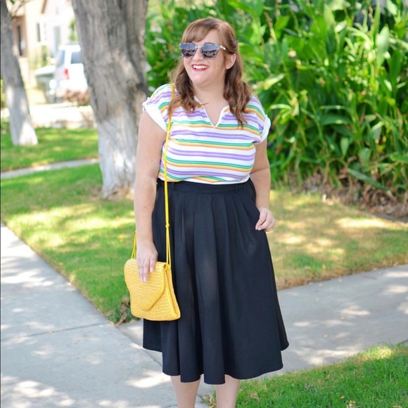 ModCloth Black Midi Skirt - Picture 5 of 5